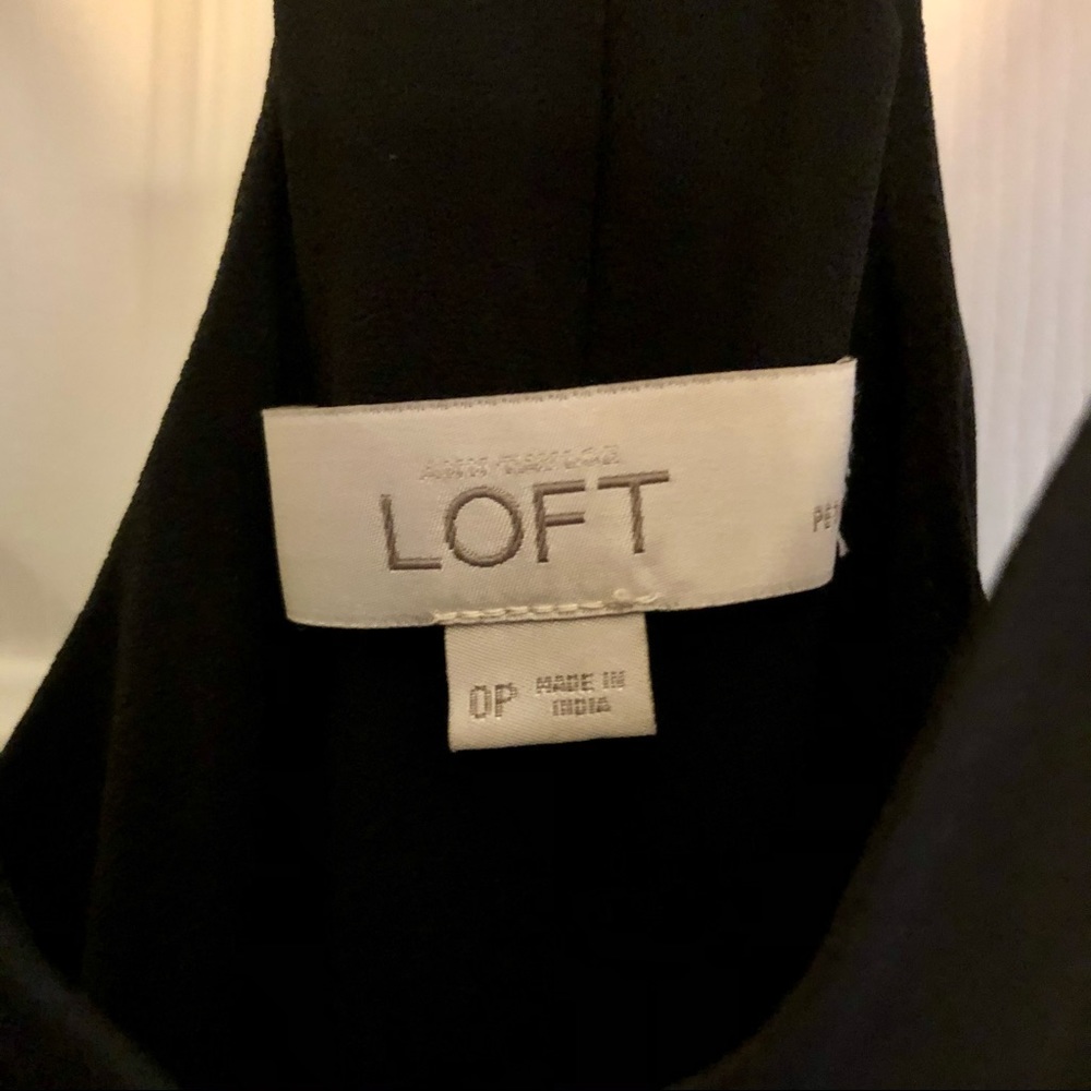 LOFT Ruffle Hem LBD - Picture 3 of 4